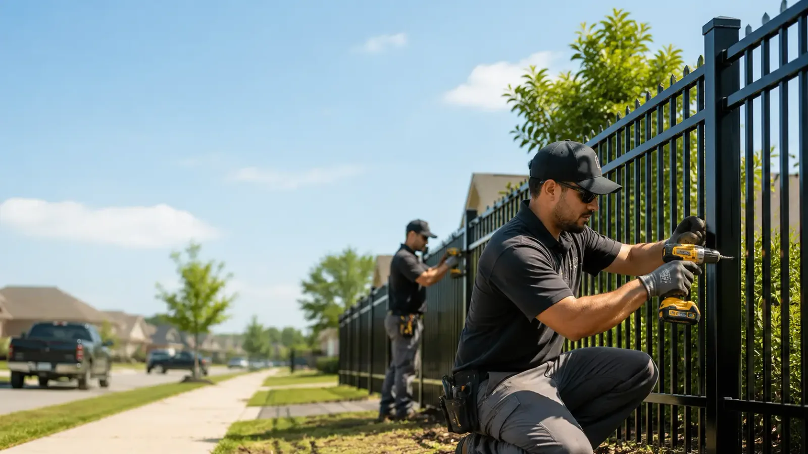 Metal Fence Installation in Sandy Hook, VA